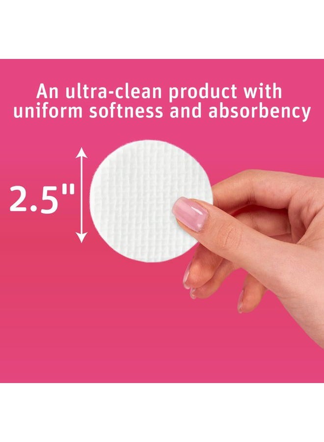 Simply Soft Medline Simply Soft Hypoallergenic Exfoliating Dual Textured Cotton Rounds Pads, White, 480 Count - Image 4