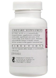 Ecological Formulas Calcium Magnesium Butyrate (Btyric Acid), Supports Gut Health. 1-Pack, Cream, 90 Capsules  - Image 2