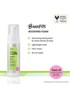 ALL ABOUT CURLS All About Curls Boosting Foam | Lightweight Definition Hold | Curly Hair Products | Volumizing Extra Fullness & Body | All Curly Hair Types | Vegan & Cruelty Free | Sulfate Free | 6.7 Fl Oz  - Image 3
