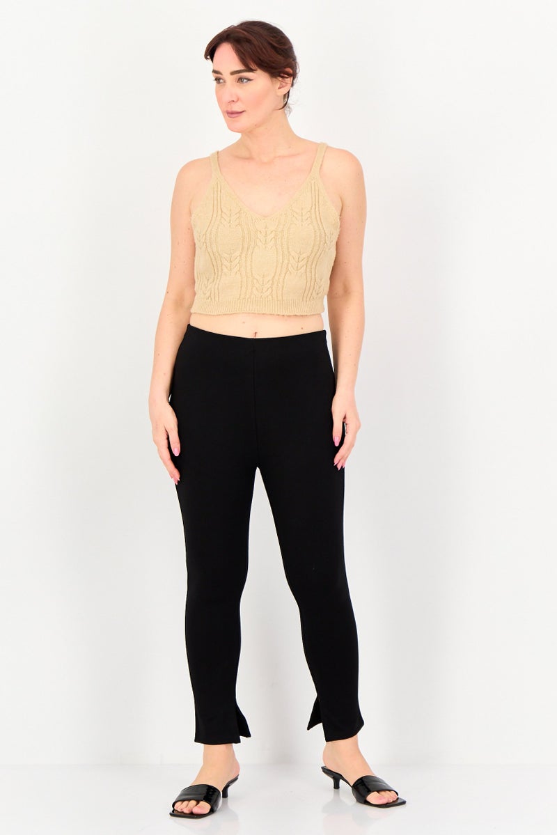 Only x Jdy Women Skinny Fit Solid Non Stretchable  Pants, Black - Image 4