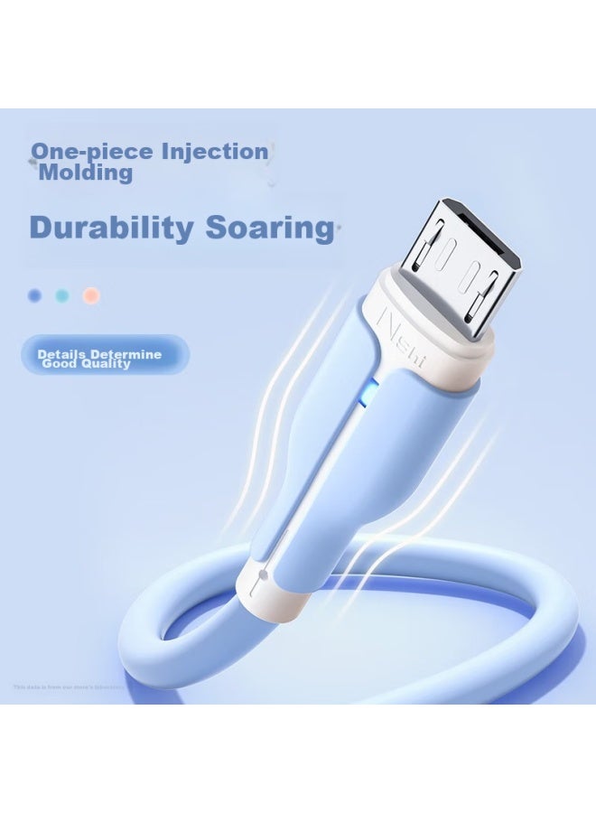 CAN Compatible Charging Cable, Android Data Cable, Fast Charging Suitable For Huawei, Xiaomi, Oppo, Redmi, Vivo, Fast Charging Cable, 4a Fast Charging, Micro Interface, 1m - Image 2