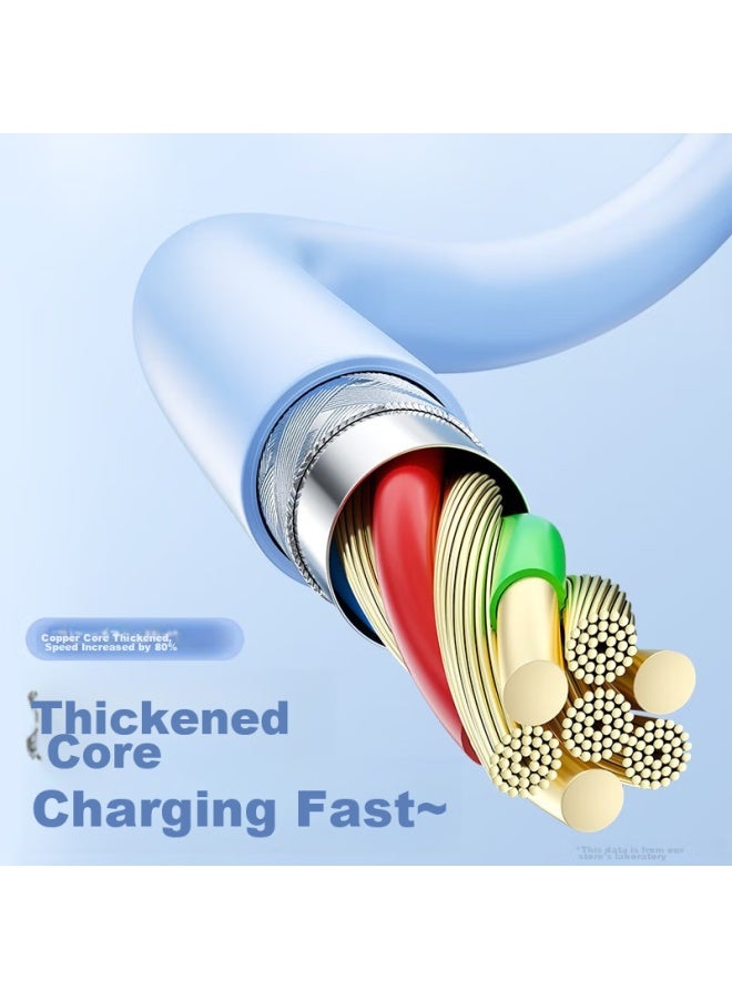 CAN Compatible Charging Cable, Android Data Cable, Fast Charging Suitable For Huawei, Xiaomi, Oppo, Redmi, Vivo, Fast Charging Cable, 4a Fast Charging, Micro Interface, 1m - Image 3