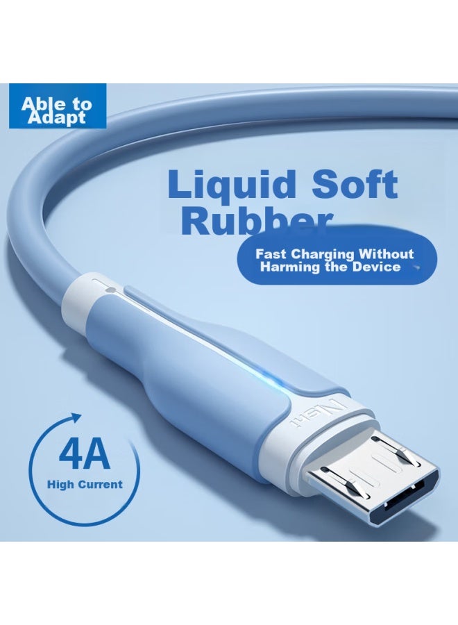 CAN Compatible Charging Cable, Android Data Cable, Fast Charging Suitable For Huawei, Xiaomi, Oppo, Redmi, Vivo, Fast Charging Cable, 4a Fast Charging, Micro Interface, 1m - Image 1