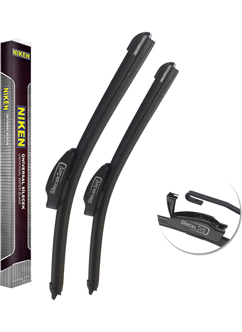 Silecek Seti Wiper Set Citroen C3 Hb Banana Wiper Set (2002 - 2009) Niken  - Image 1