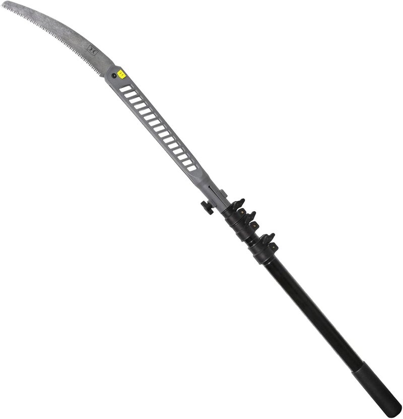 Hawk Ranger 8ft Pole Saw with 11" High Carbon Steel SK5 Blade & Lightweight Aluminum Pole | Extendable Rugged Corrosion-Resistant Folding Hand Saw for Tree Trimming - Image 1