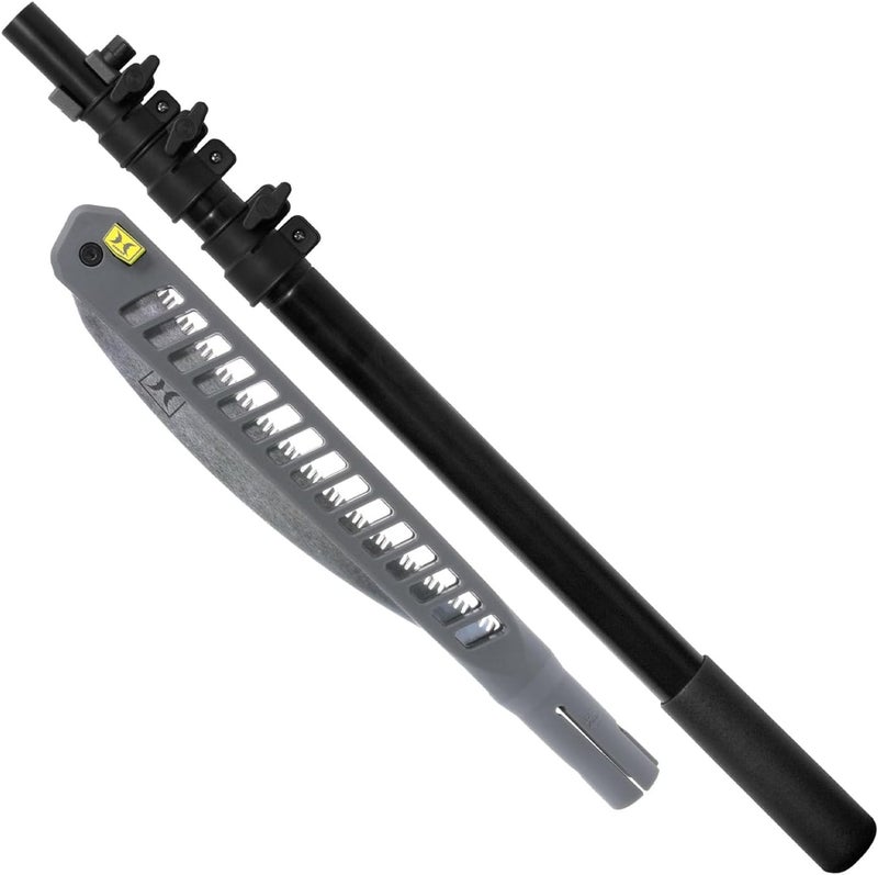 Hawk Ranger 8ft Pole Saw with 11" High Carbon Steel SK5 Blade & Lightweight Aluminum Pole | Extendable Rugged Corrosion-Resistant Folding Hand Saw for Tree Trimming - Image 2