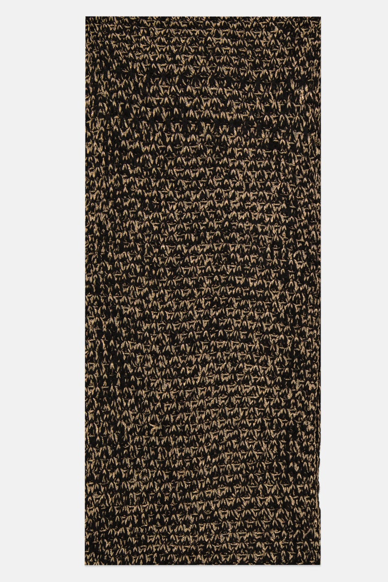 INC Women Metallic Wraps 68 x 32 cm, Gold - Image 1