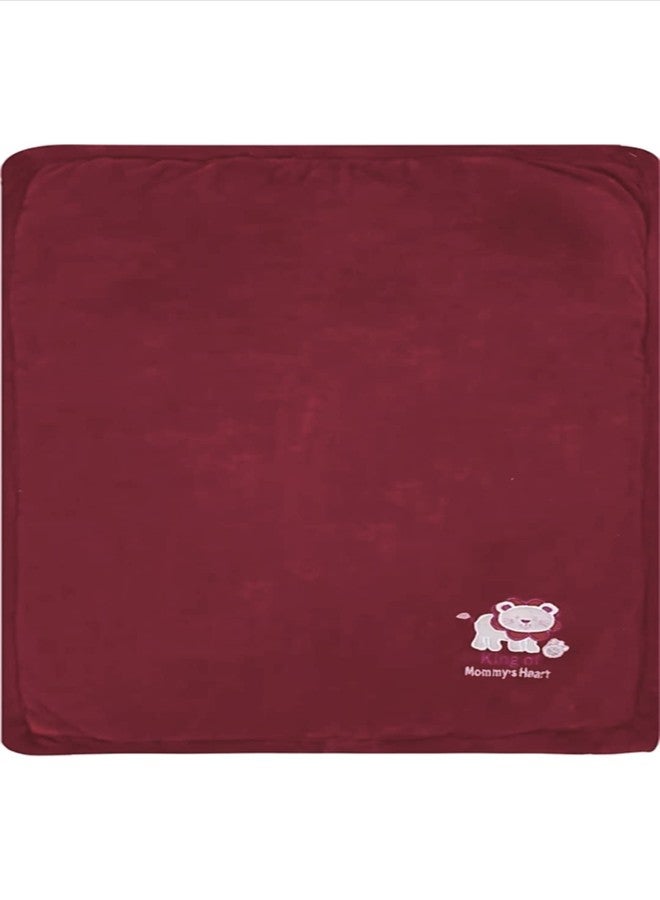 BRANDONN Baby Blankets New Born Double Layer Soft Coral Crib Top Sheet Cum Baby Bath Towel Bed Bedding for Baby Boys and Baby Girls - Image 3