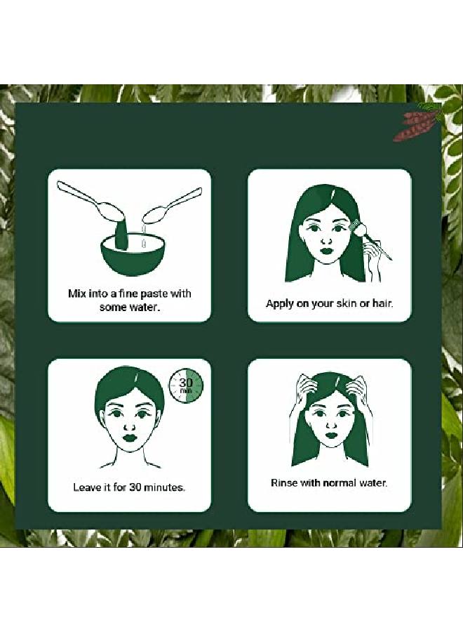 Indus Valley Organic Shikakai Powder | Acacia Concinna For Hair Care (100G) - Image 5