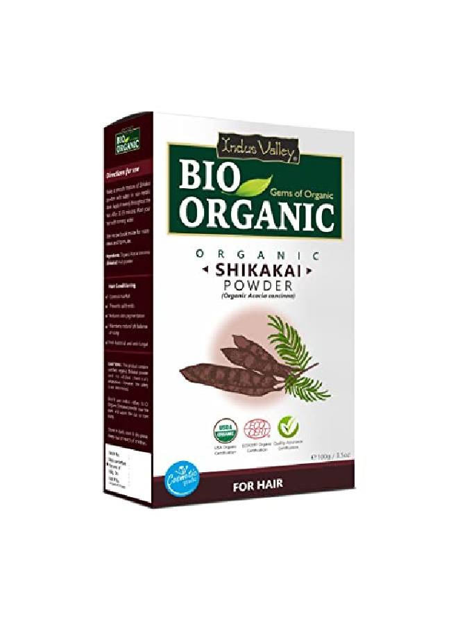 Indus Valley Organic Shikakai Powder | Acacia Concinna For Hair Care (100G) - Image 1