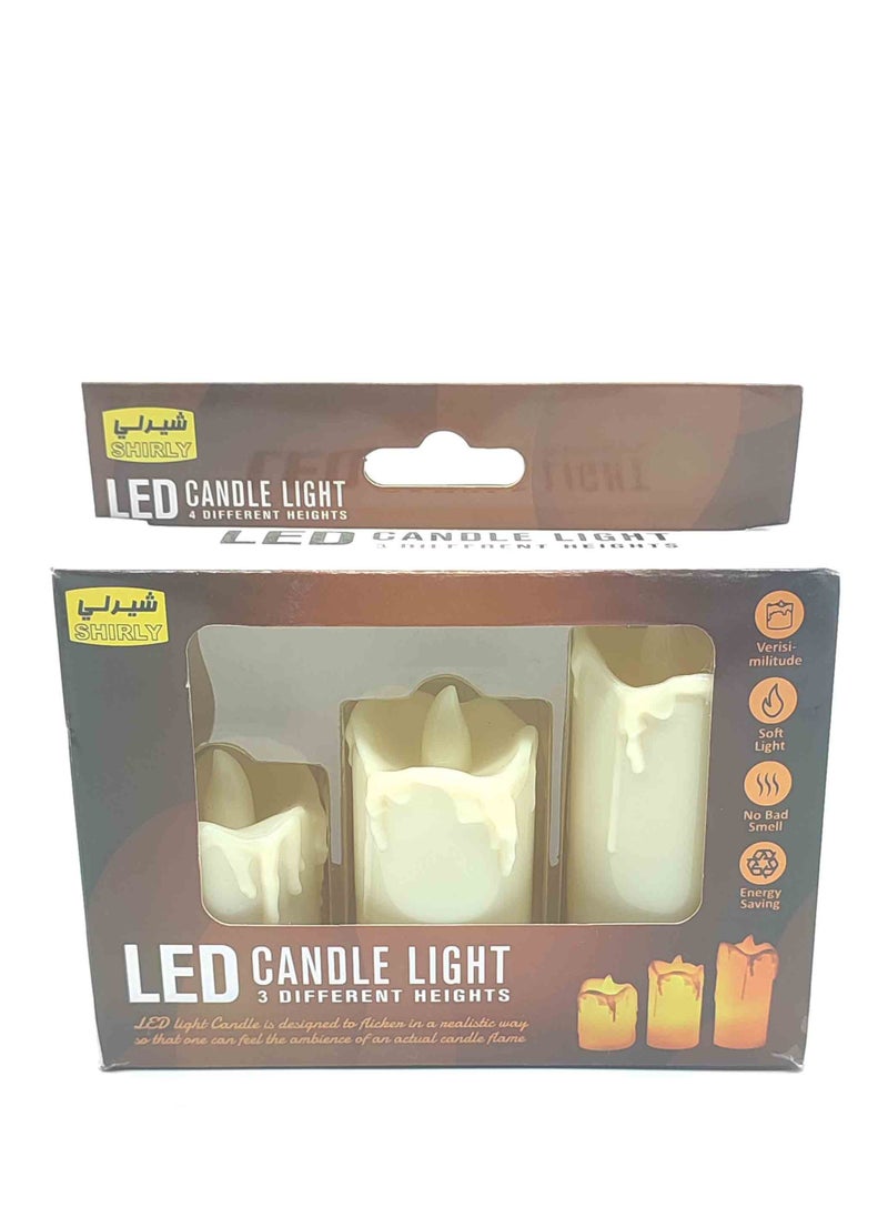 co arma 3-Piece LED Candle Light  - Image 3