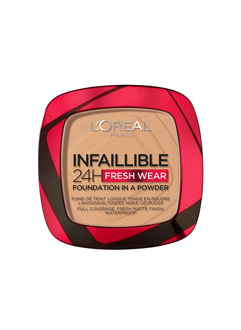 L'OREAL PARIS - Infaillible 24H Fresh Wear Foundation In A Powder, 250 Radiant Sand - Image 1