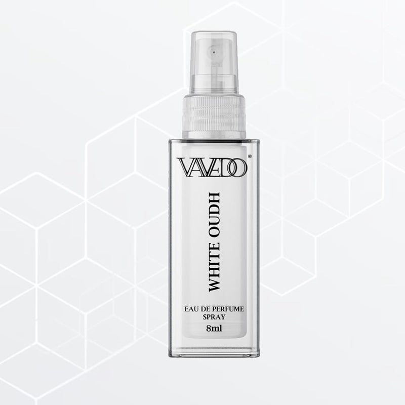 Krivety VAVEDO White Oud Oud Eau De Parfum Long Lasting Liquid EDP For Unisex 08ML  - Image 1