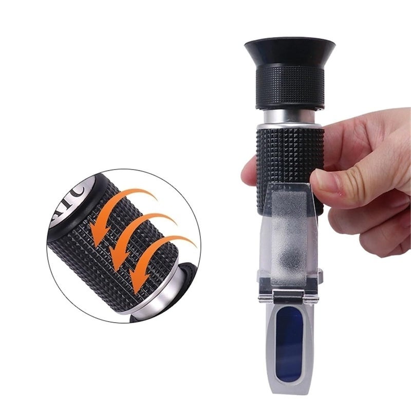 Handheld Refractometer, Anti-Freeze Fluid Freezing Point Tester, Concentration Meter, Refractometer,Freezing Detector,Brix Meter - Image 2