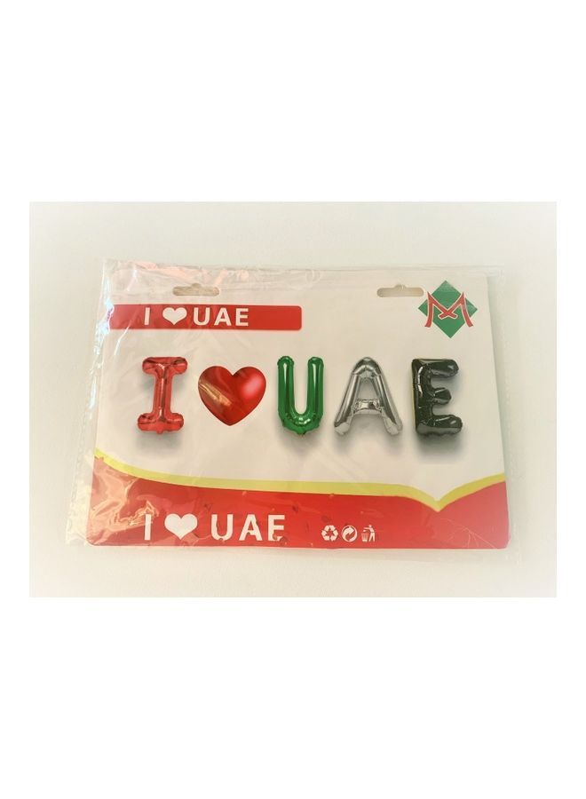 NIBEMINENT I Love UAE Foil Balloon - Image 2