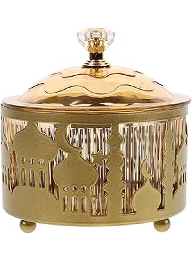 Metal Ramadan Snack Tray Decorative Dried Fruit Serving Dish For Home Tea Party - Image 1