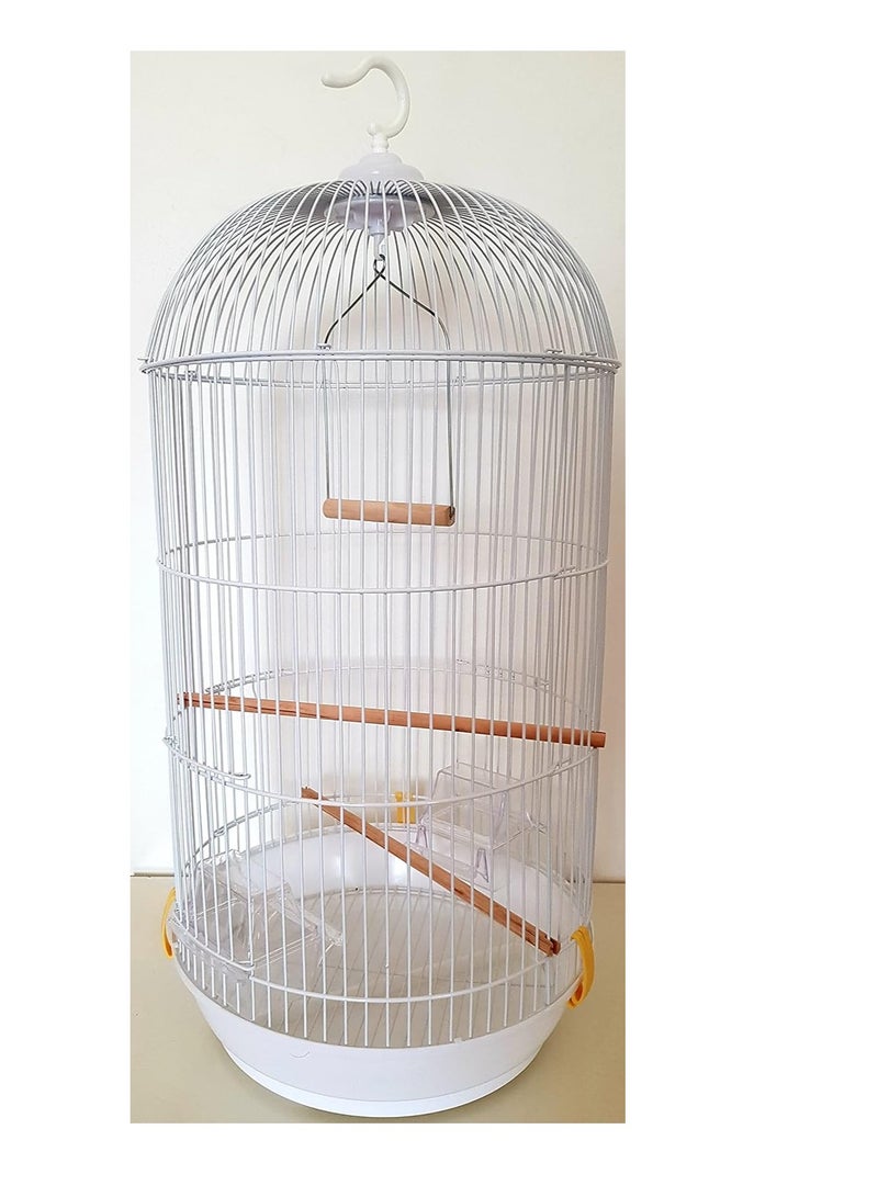 Bird Cage Large Food Container Swing and Wood Stick Suitable for Small and Medium Parrots Such as Conure Parakeet Budgerigar Fischer Lovebird Cockatiel Canary Gold Finch - Image 5