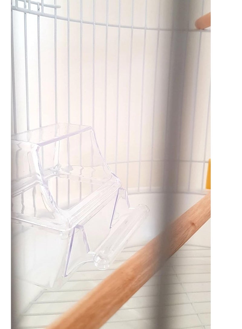 Bird Cage Large Food Container Swing and Wood Stick Suitable for Small and Medium Parrots Such as Conure Parakeet Budgerigar Fischer Lovebird Cockatiel Canary Gold Finch - Image 3
