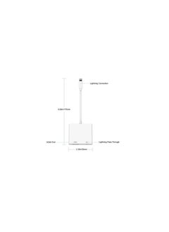 lightning / To hDMI digital av adapter White