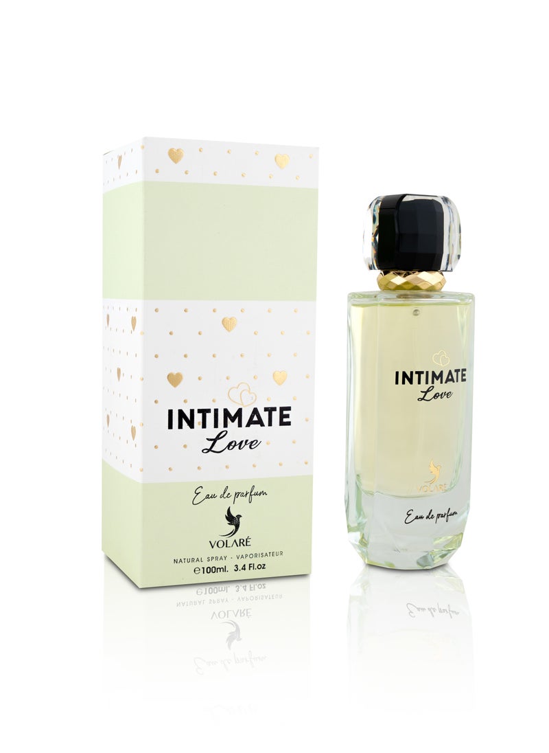 VOLARE VOLARÉ Intimate Love Perfume for Women, 100ml - Floral and Musk Blend  - Image 1