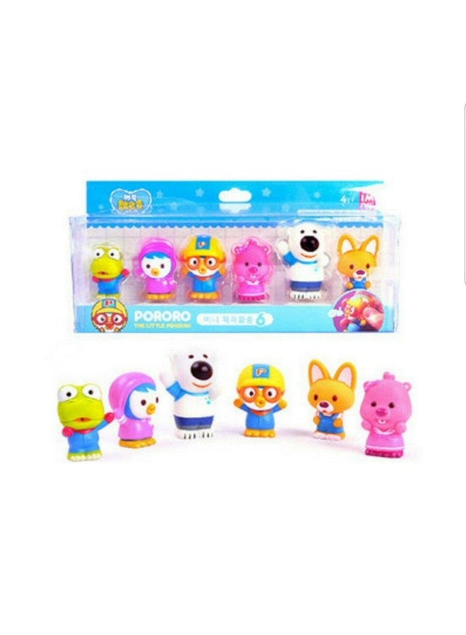 PORORO Character Bath Toy for Children - 6pcs - Image 1