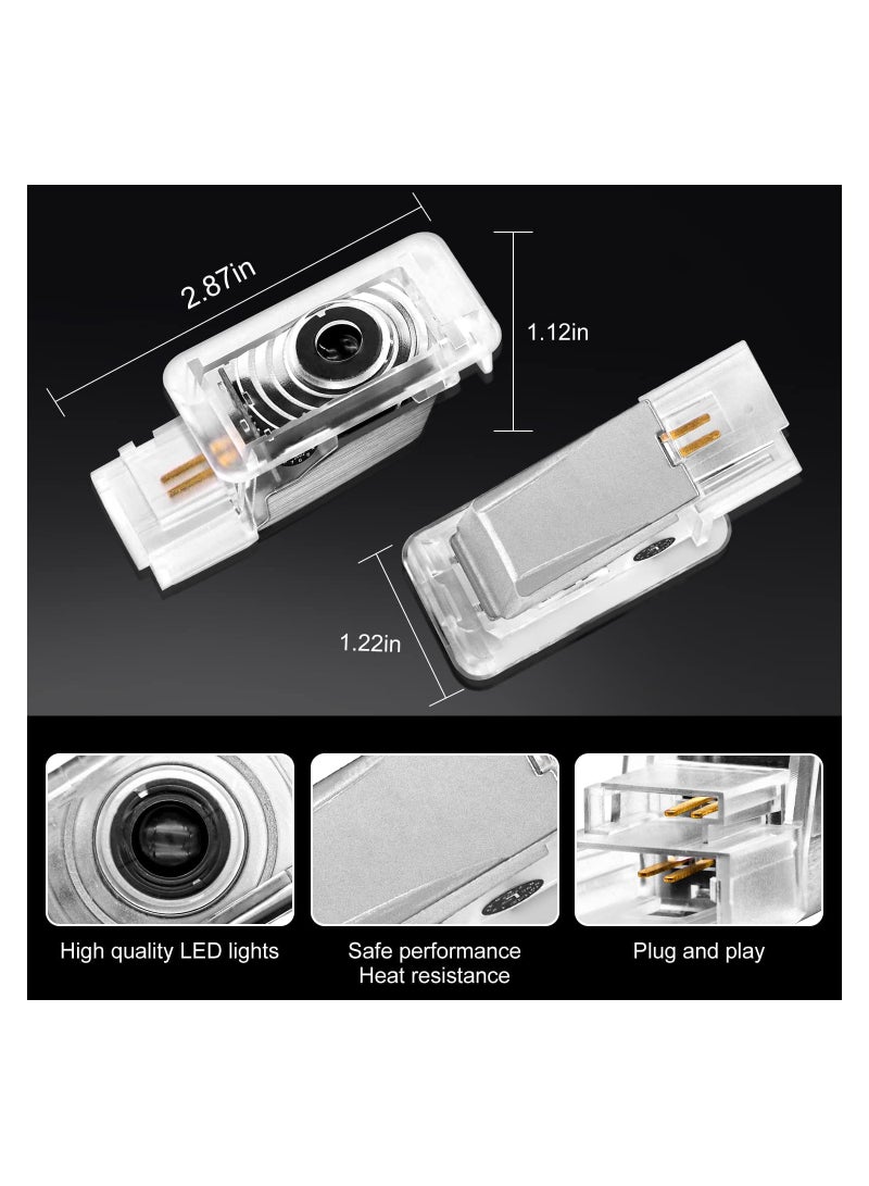 2PCS Car Door LED Logo Light, 3D Ghost Shadow Puddle Lights Never Fade 3D LED Car Light Car Door Logo LED Ghost Shadow Light LED Logo Shadow Lights for CT6 XT4 XT5 XTS ATS SRX - Image 5