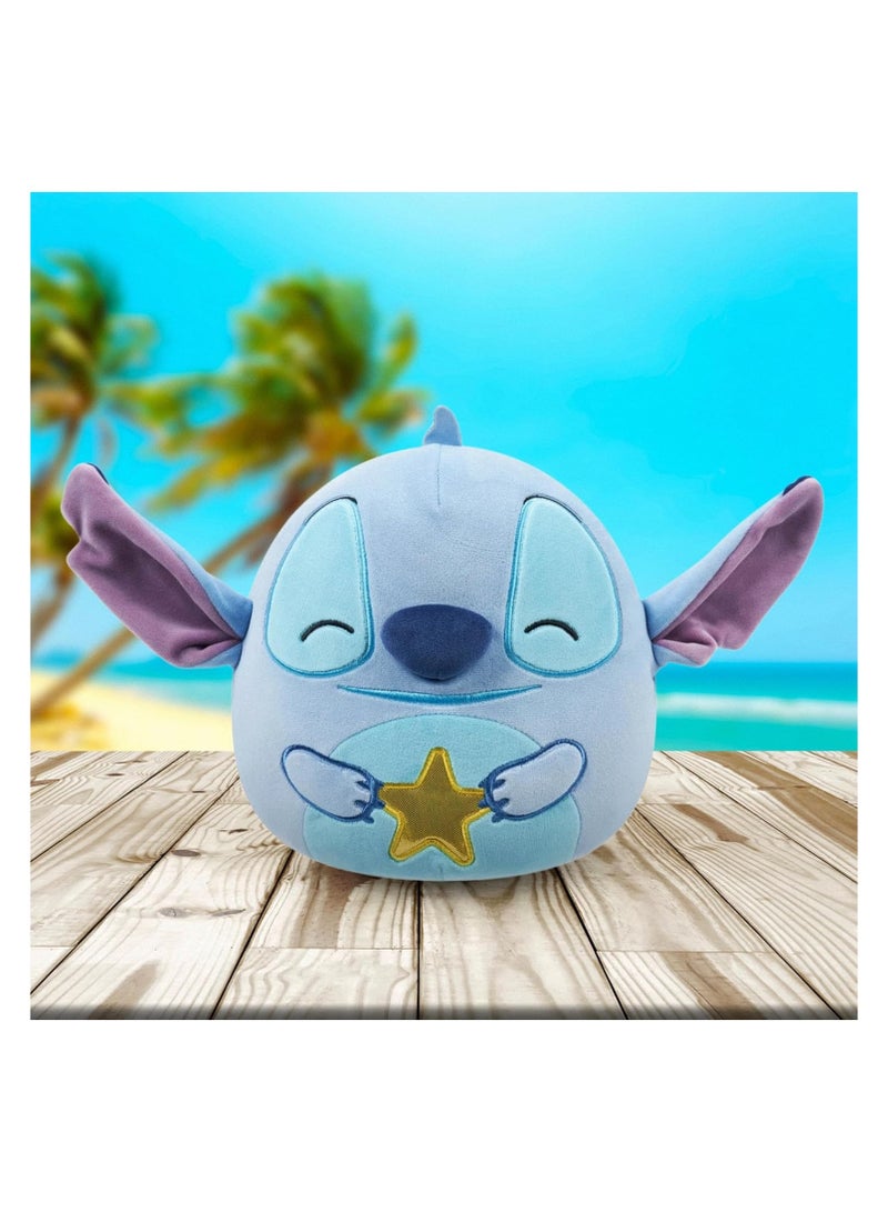 سكويش مالوز سكويشمالوز 8 إنش – ديزني ستيتش يحمل نجم البحر | دمية قطيفة أصلية من Kellytoy | لعبة ناعمة وملونة للأطفال، البنات والأولاد | قابلة للغسل والعناق | مناسبة لجميع الأعمار - Image 1