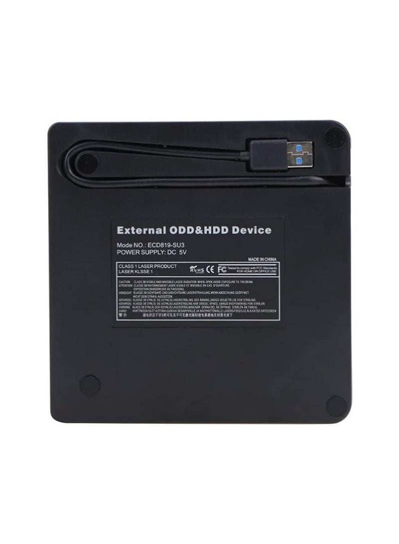 High-Performance USB 3.0 External DVD RW Drive - Portable CD/DVD Reader & Writer - Image 4