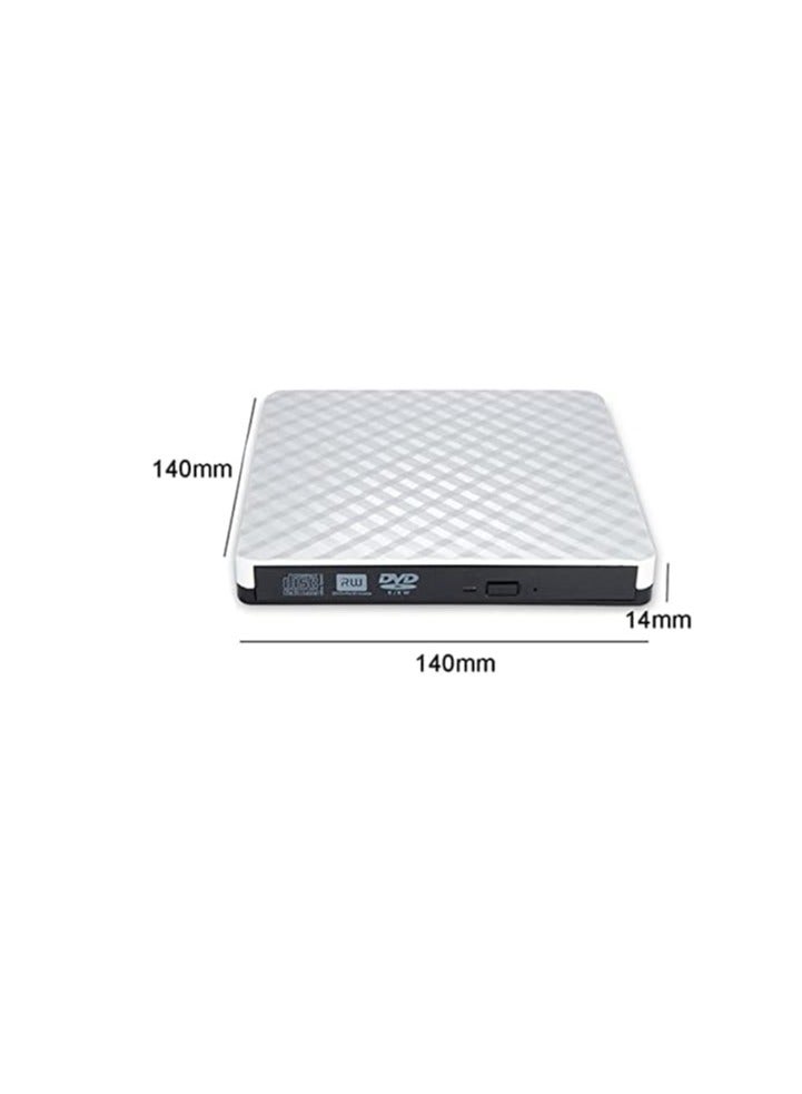 High-Performance USB 3.0 External DVD RW Drive - Portable CD/DVD Reader & Writer - Image 2