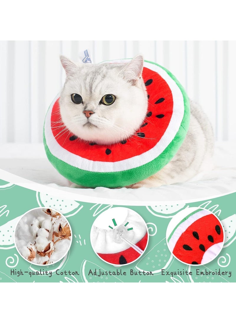 Generic Adjustable Cat Recovery Collar Cat Cone Collar Cat Recovery Collar Soft Cute Cat Neck Cone Collar Pet Protective Elizabethan Collar After Surgery for Kittens Puppies Small Dogs  - Image 2