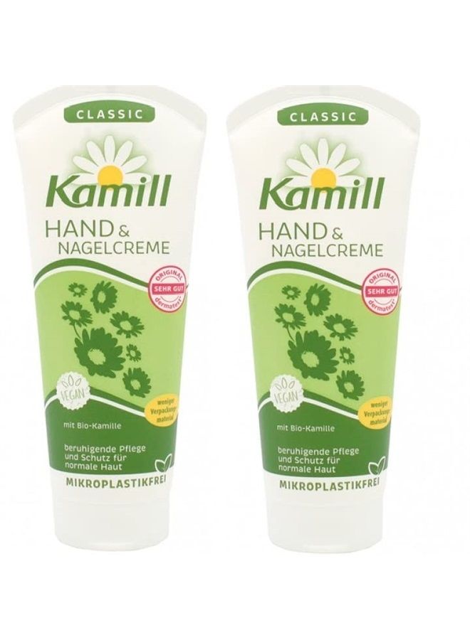 kamill Hand and Nail Cream Classic with Natural Chamomile 3.3 Oz 100 Ml by kamill