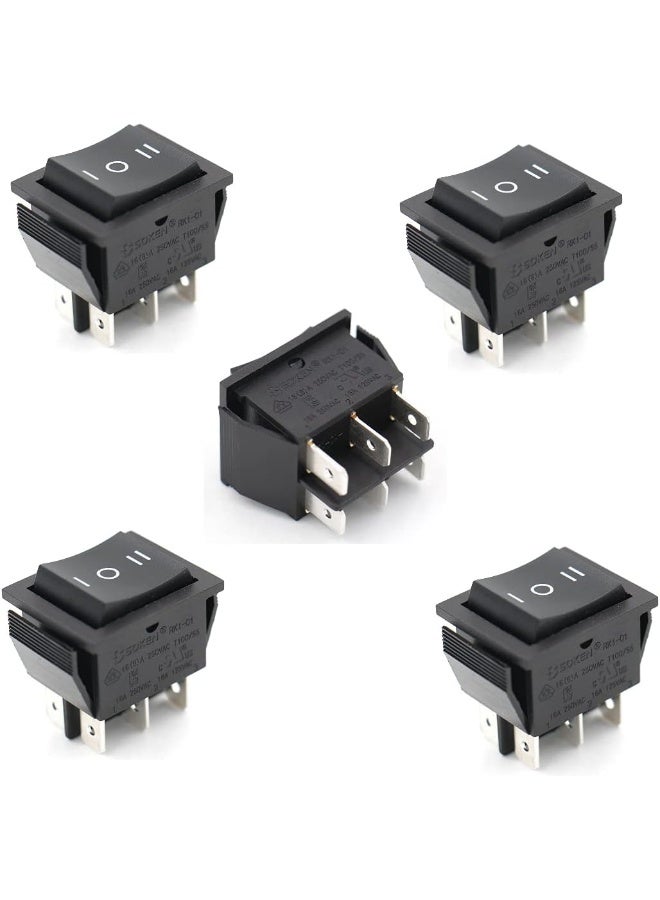 Royal Apex Mechanical And Electrical Toggle Rocker Push Limit Switches Pack Of 5 - Image 1