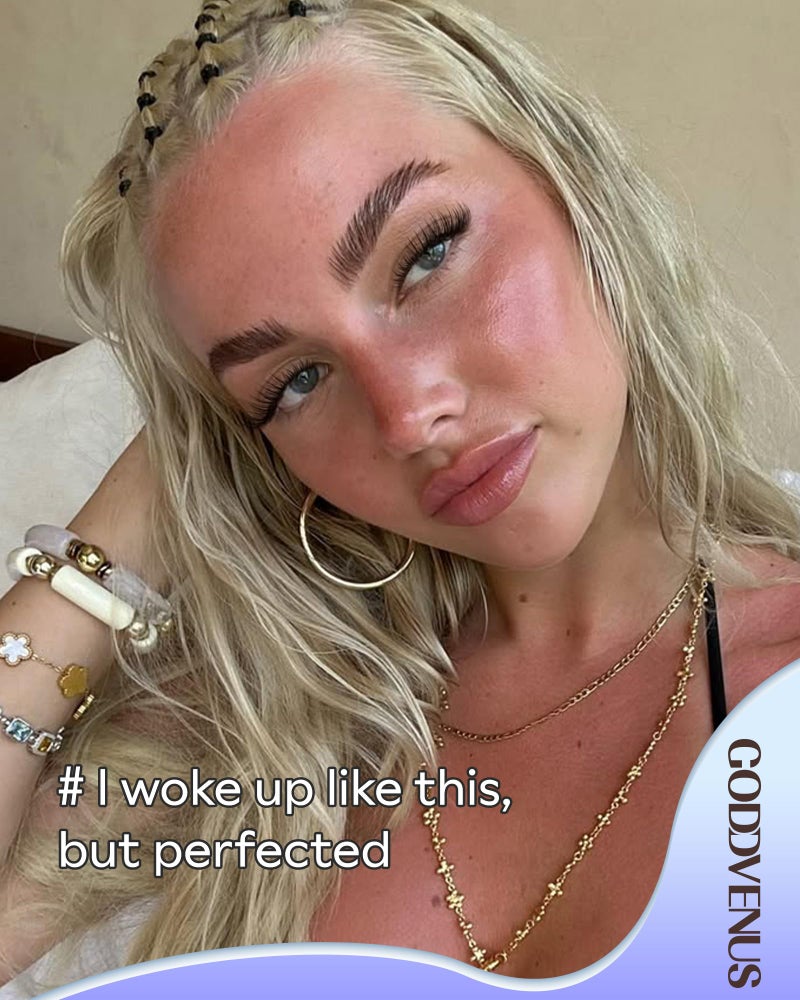Goddvenus Wispy Lash Clusters Natural Eyelash Clusters No Makeup Look Cluster Eyelash Extensions 10-16mm DIY Lash Extension CC Curve - Image 3
