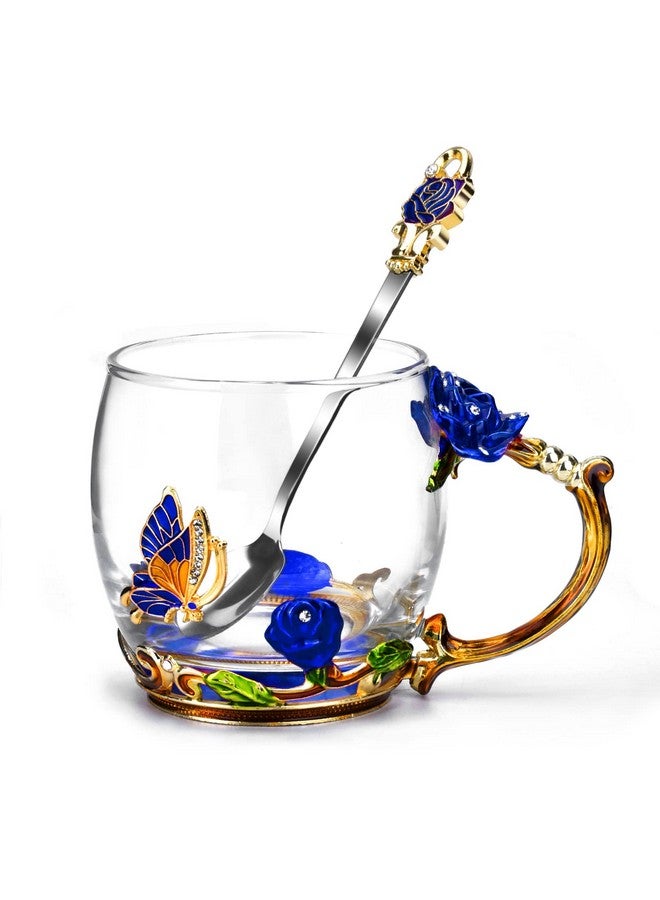 OEAGO Unique Gifts for Women Mom Coffee Mugs Gifts for Women Birthday Unique Blue Tea Cup Gifts for Women Who Have Everything Womens Gifts for Christmas - Image 1