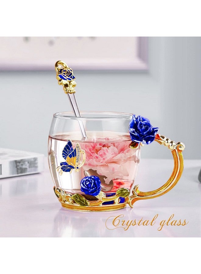 OEAGO Unique Gifts for Women Mom Coffee Mugs Gifts for Women Birthday Unique Blue Tea Cup Gifts for Women Who Have Everything Womens Gifts for Christmas - Image 4