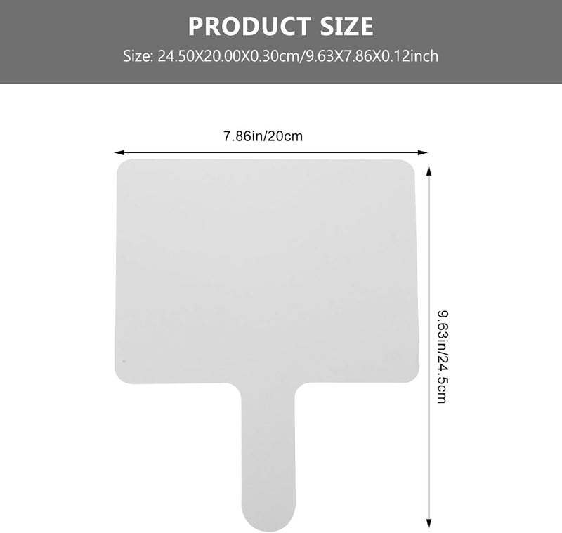 Angoily Interactive Dry Erase Answer Paddle Whiteboard, Handheld Quick Response Teaching Prop for Classroom and Student Participation - Image 2