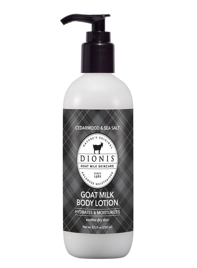 Dionis Goat Milk Lotion – Moisturizing Body Lotion for Dry Skin, Sensitive Skin Safe, Lightweight Non-Greasy Formula, Lotion Pump - Cedarwood & Sea Salt 8.5 oz - Image 1