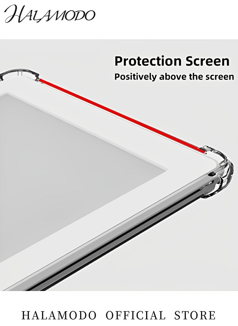 Generic - Tablet Protective Case Compatible with Samsung Galaxy Tab A 8.0 (2019) Ultra Slim TPU Soft Back Shell Transparent Cover Frosted Clear Tablet Case - Image 1