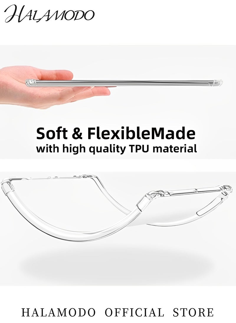 Generic - Tablet Protective Case Compatible with Samsung Galaxy Tab A 8.0 (2019) Ultra Slim TPU Soft Back Shell Transparent Cover Frosted Clear Tablet Case - Image 1