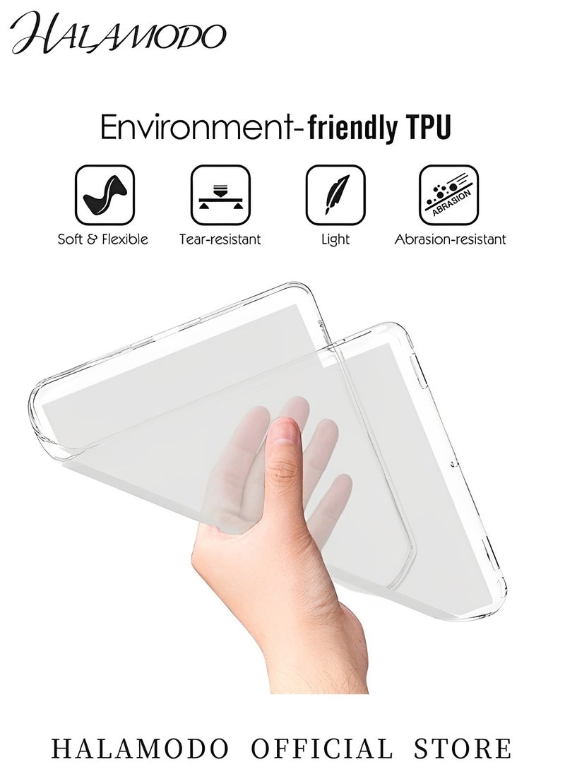 Generic - Tablet Protective Case Compatible with Samsung Galaxy Tab A 8.0 (2019) Ultra Slim TPU Soft Back Shell Transparent Cover Frosted Clear Tablet Case - Image 1