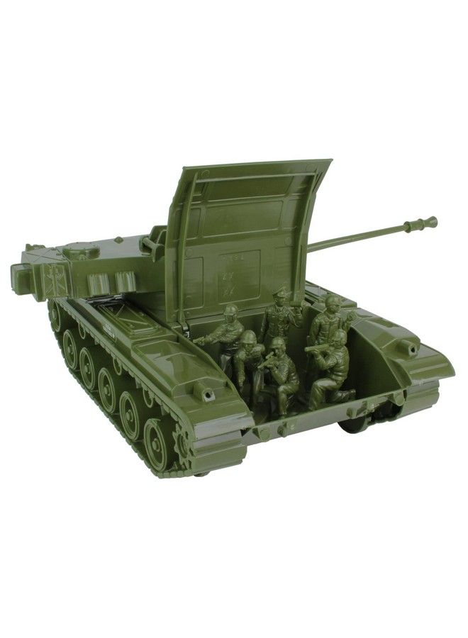 Tim Mee Toy مجموعة ألعاب تانك ووكر بولدوج باللون الأخضر مكونة من 13 قطعة مصنوعة في الولايات المتحدة الأمريكية - Image 5