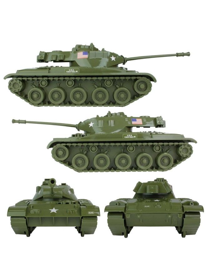 Tim Mee Toy مجموعة ألعاب تانك ووكر بولدوج باللون الأخضر مكونة من 13 قطعة مصنوعة في الولايات المتحدة الأمريكية - Image 4