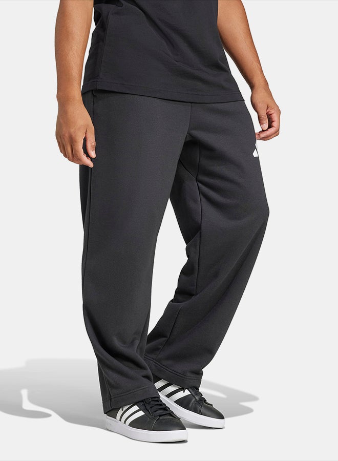 Adidas سروال جوجر واسع الساق بشعار 3 بار الأساسي - Image 3