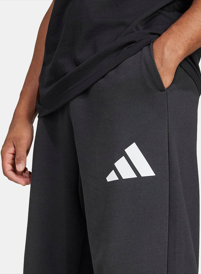 Adidas سروال جوجر واسع الساق بشعار 3 بار الأساسي - Image 4
