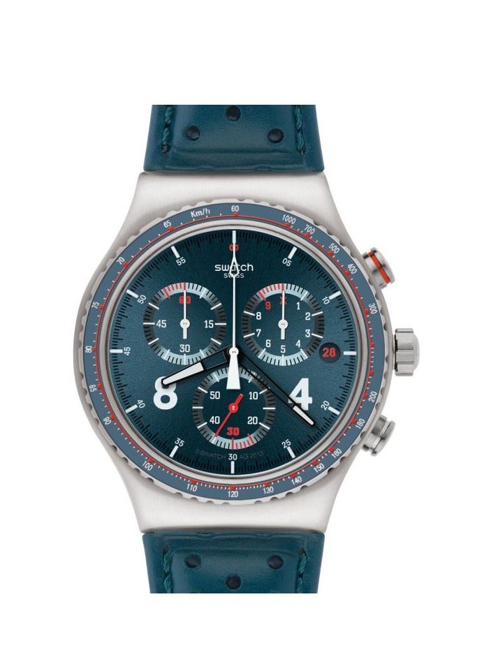 Swatch Unisex Dreamnight 14 Golden Quartz Movement Water Resistant Wrist Watch - 43 Mm - Image 1