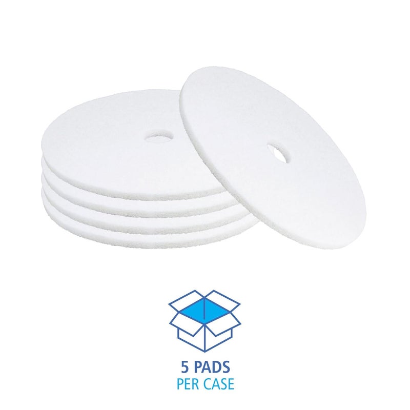 boardwalk Boardwalk BWK4024WHI 24 in Polishing Floor Pads  White 5Carton  - Image 3