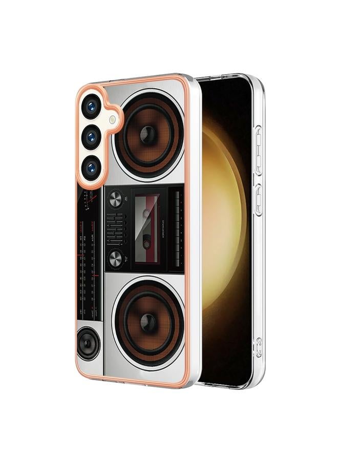 S-TOP Case For Samsung Galaxy S24+ 5G Electroplating Marble Dual-side IMD Phone Case - Image 1