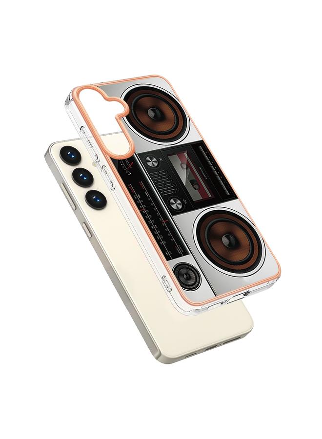 S-TOP Case For Samsung Galaxy S24+ 5G Electroplating Marble Dual-side IMD Phone Case - Image 3