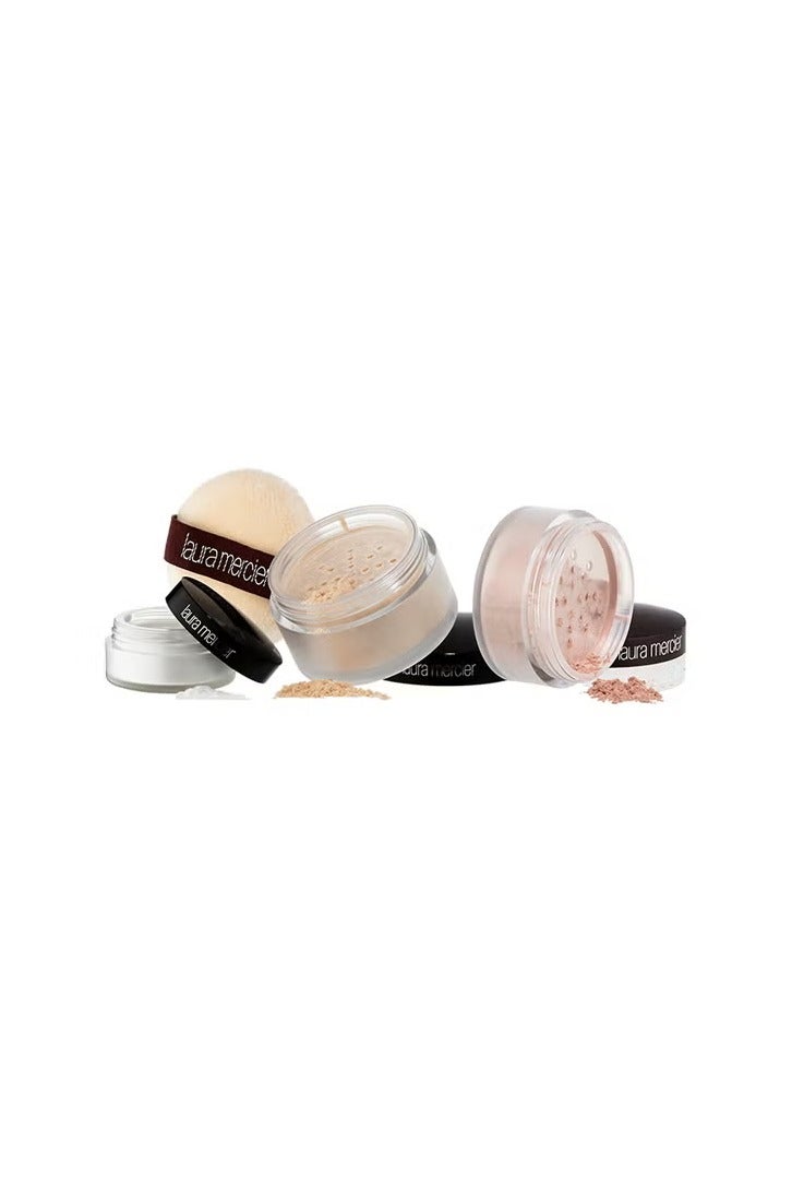 Laura Mars 3 Piece Glow Travel Set Pink/Beige/White - Image 2