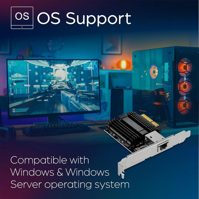 Trendnet 10G PCIe Network Adapter, TEG-10GECTX, Convert a PCI Express Slot Into a 10 Gigabit Ethernet Port, 802.1Q VLAN Tagging, Windows and Windows Server Support - Image 5